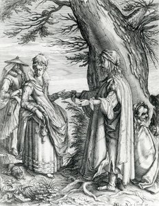 占い師、1608年頃 作： Andries Jacobsz Stock
